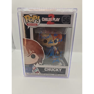 Funko Pop! Vinyl: Chucky #56 Signed Alex Vincent.